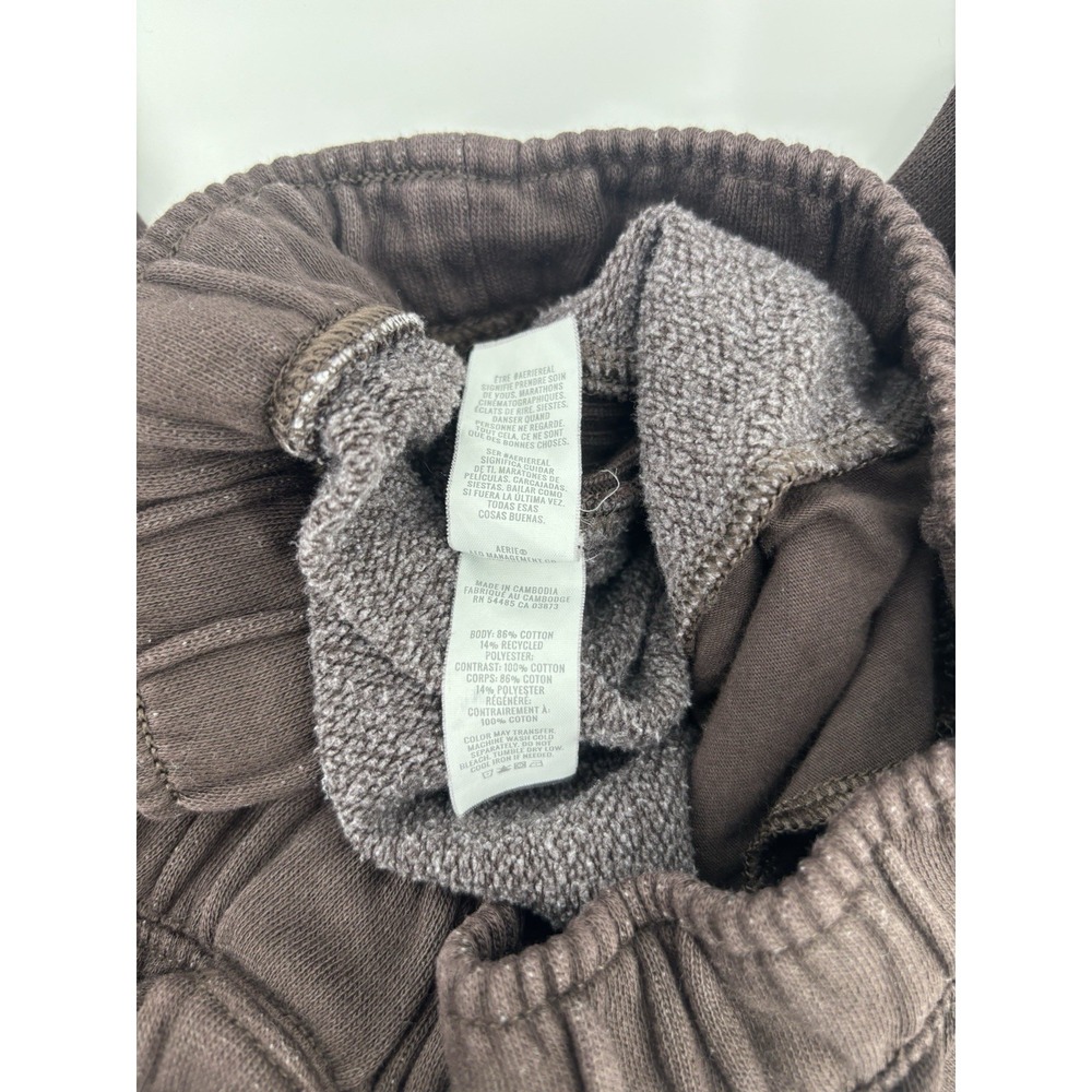 NWOT Aerie Oh Snap! Barrel Sweatpants Sz M Lounge Cozy Comfy MSRP $55 - Picture 9 of 12